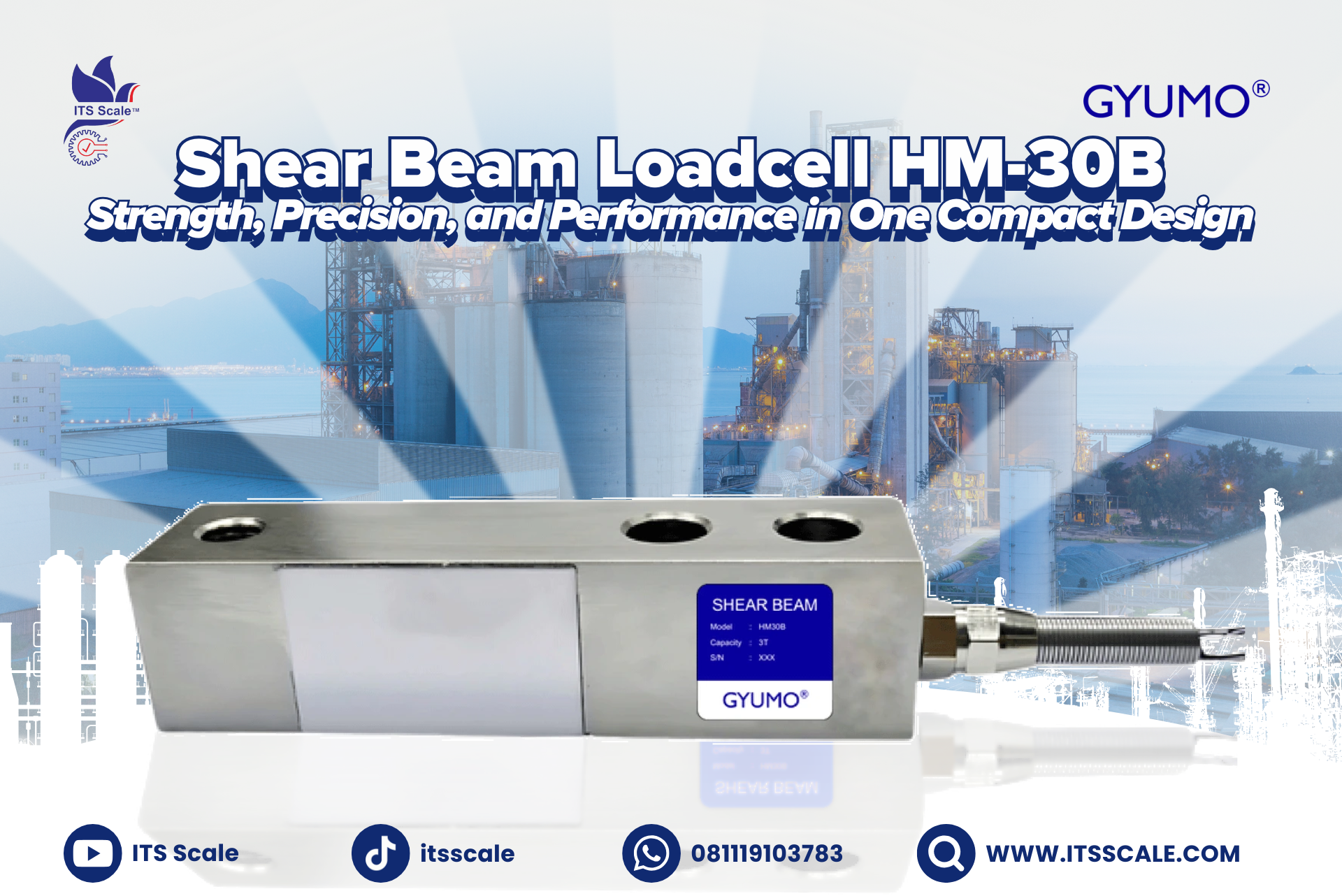 Loadcell Shear Beam HM-30B: Kekuatan, Ketepatan, dan Kinerja dalam Satu Desain